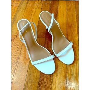 Reformation New In Box Glena Heel -White Size 8